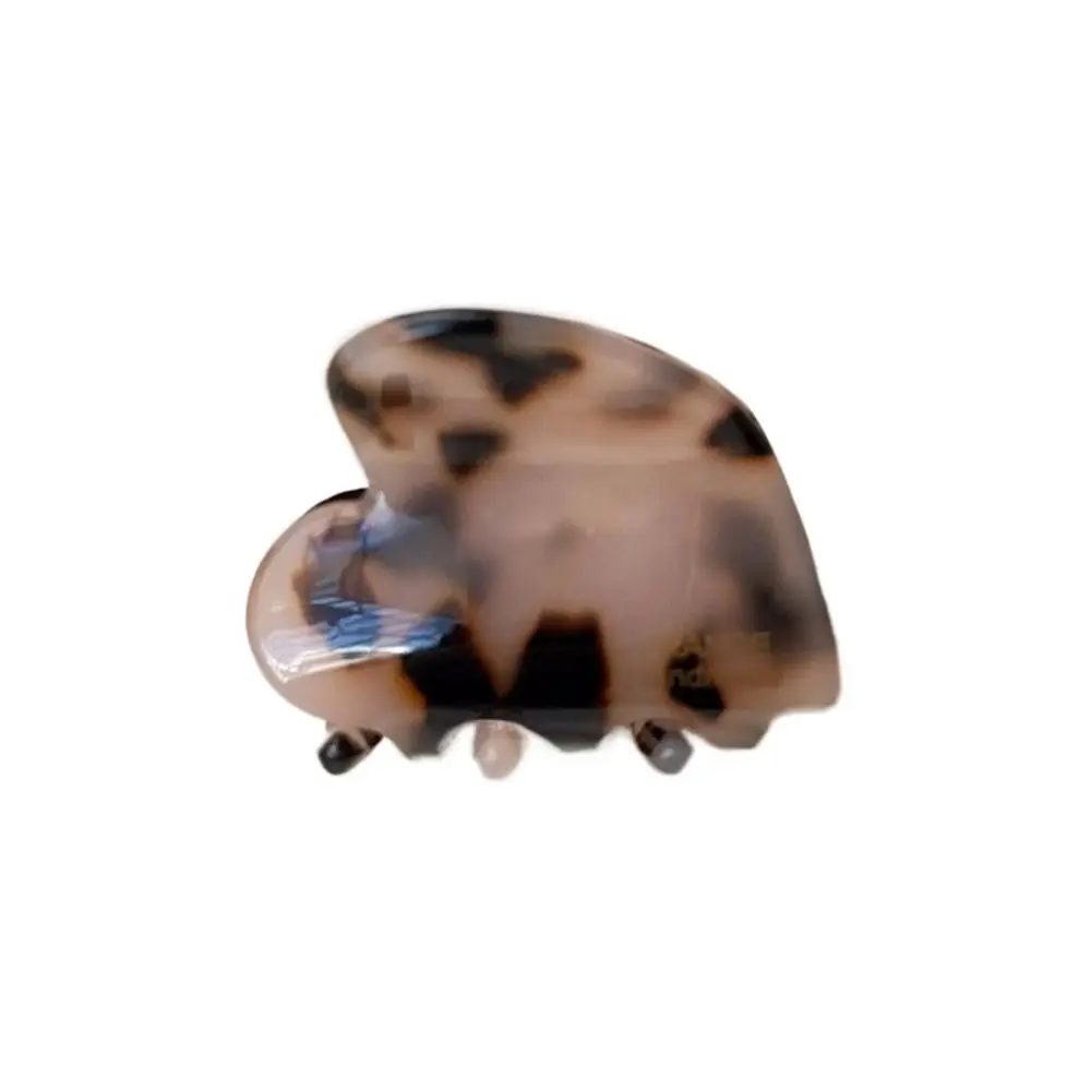 

Fashion Acetic Acid Love Heart Hair Claw Y2K Side Clip Acetate Hair Clips Barrettes Headwear Mini Hair Claw Party