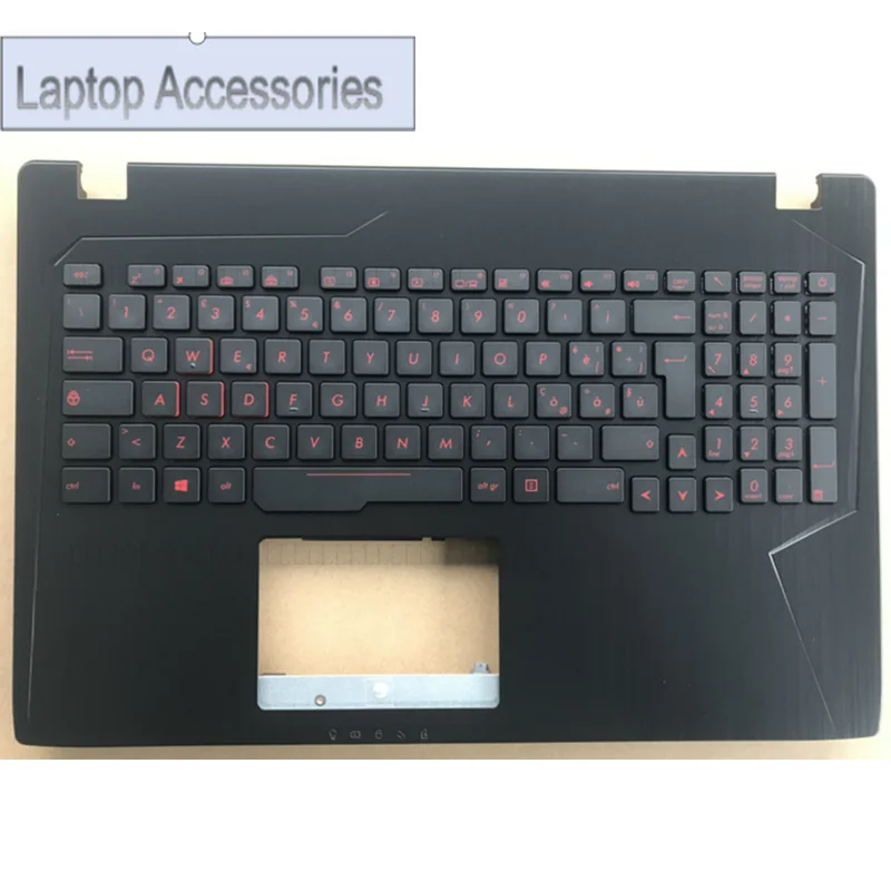 Teclado A+Italiana Red Palm Rest de 16 pines para Asus FX553VD ZX553VD GL553VD