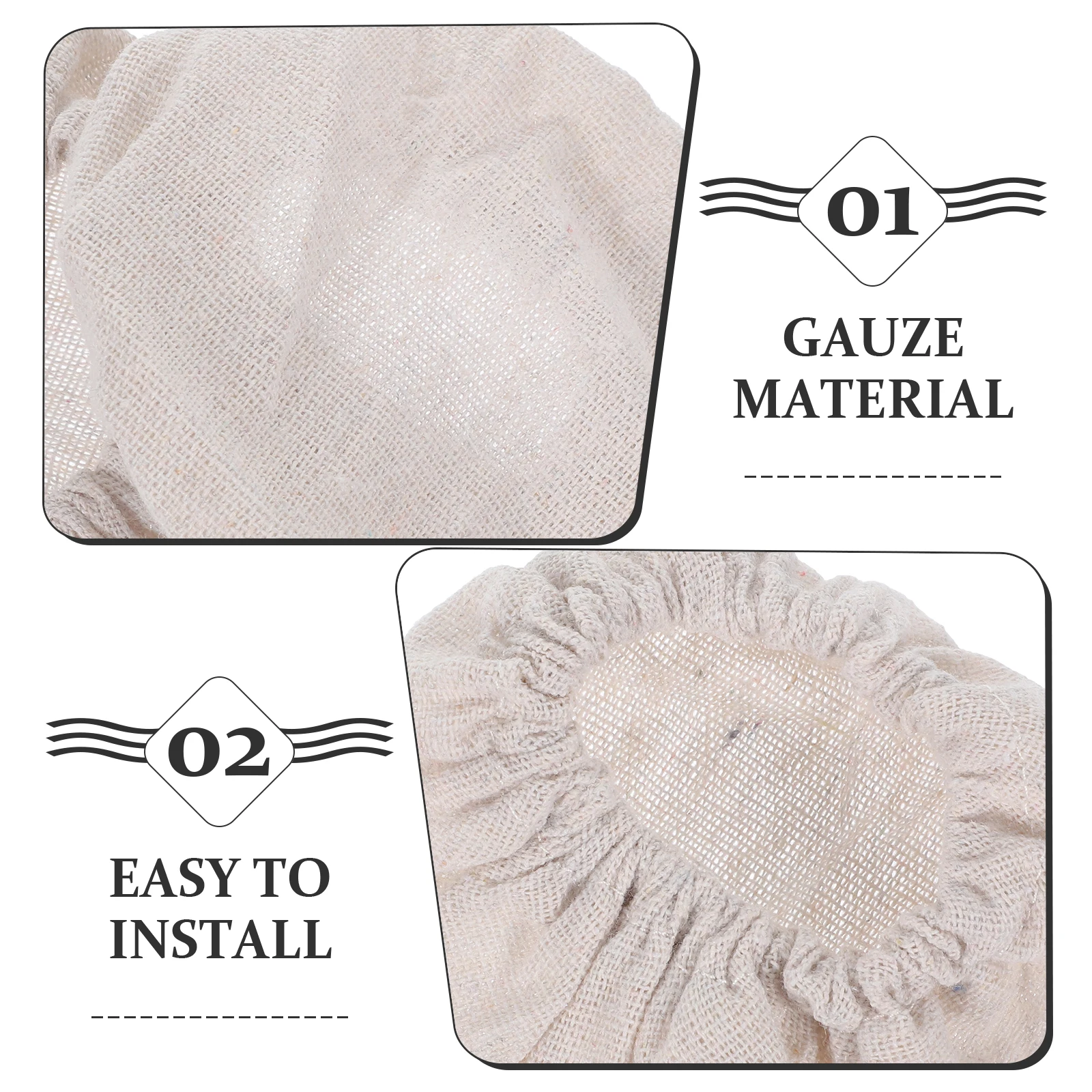 

4Pcs Reusable Fermentation Jar Cloth Lids Unbleached Sourdough Starter Covers Bottle Caps Sourdough Starter Cloth Cover