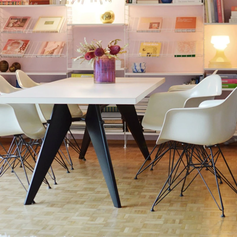 

Dining table Work table Solid wood rectangle