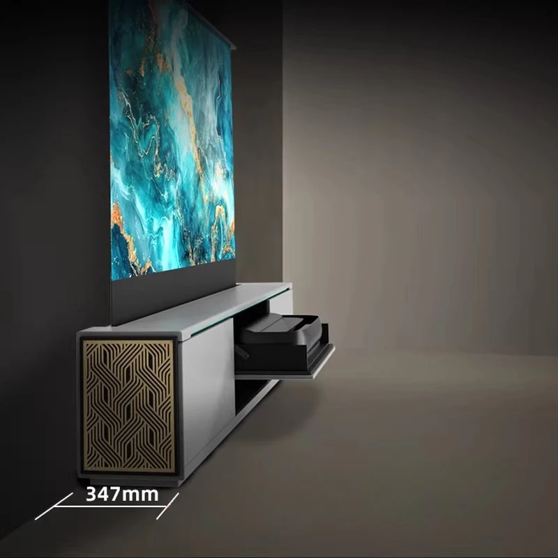Design Storage Luxury Tv Cabinet Oak Shelf Unique Modern Living Room Tv Cabinet Solid Space Black Muebles De Salon Furniture
