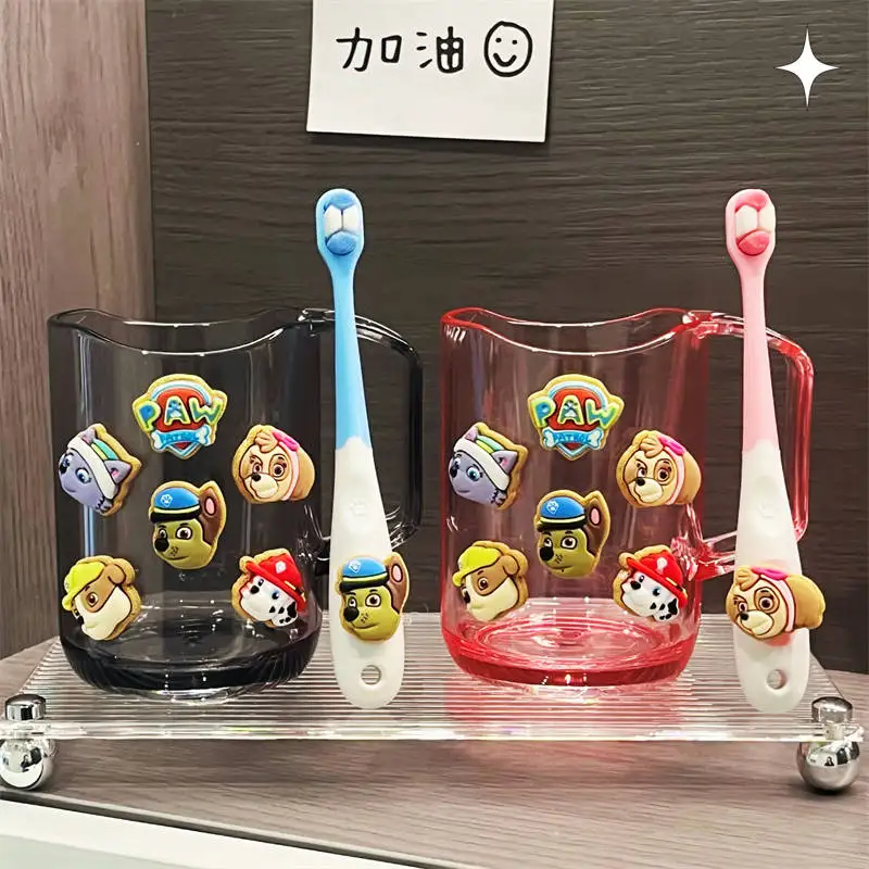 Paw Patrol Theme Children'S Soft Hair Toothbrush 3-12 Year Old Teeth Replacement Period Oral Cleaning Interdental Brush Cartoon