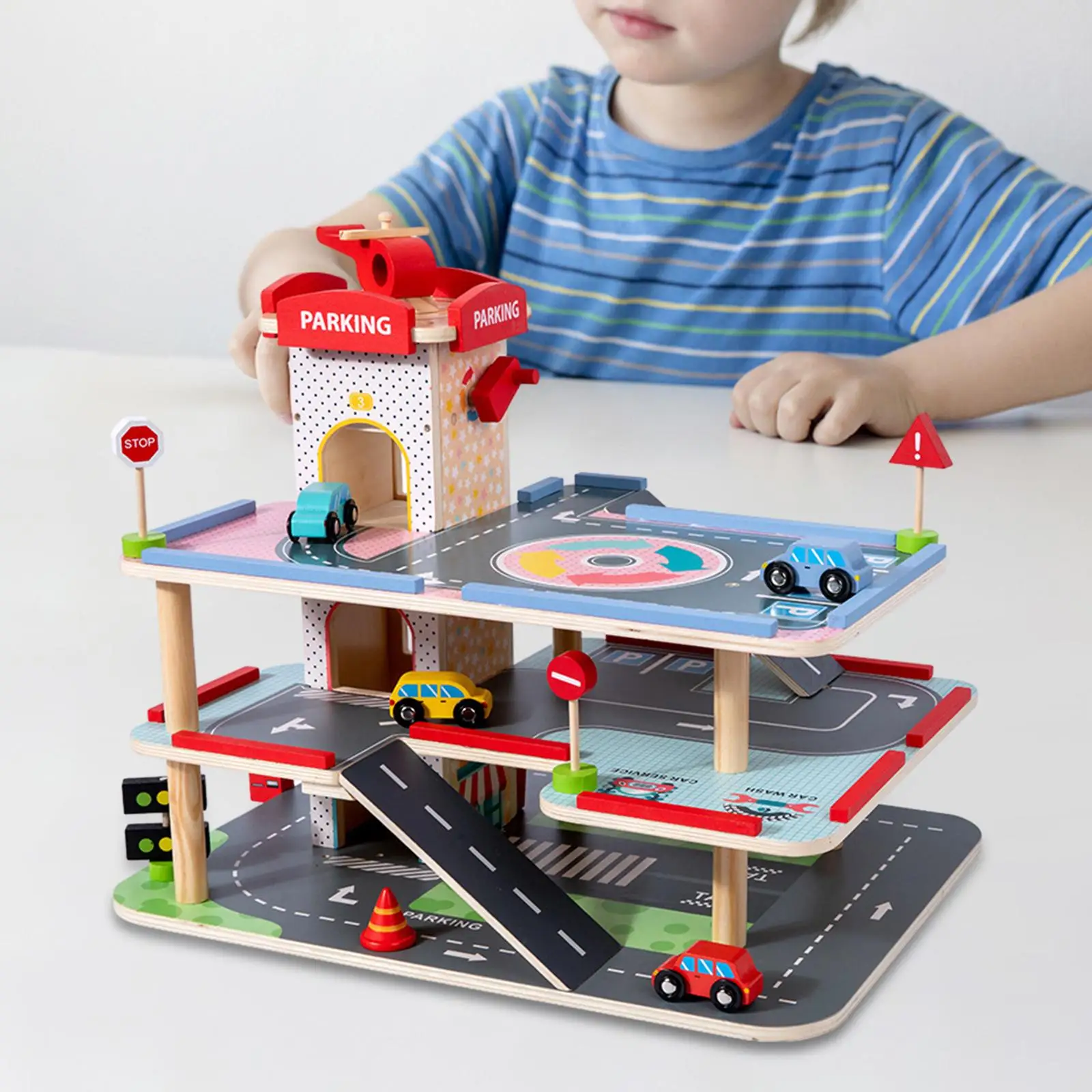 

City Car Parking Toy Set Moving Elevator Kids Parking Garage Game for Boys Girls Birthday Gift1Holiday Gift Kids Party Toy