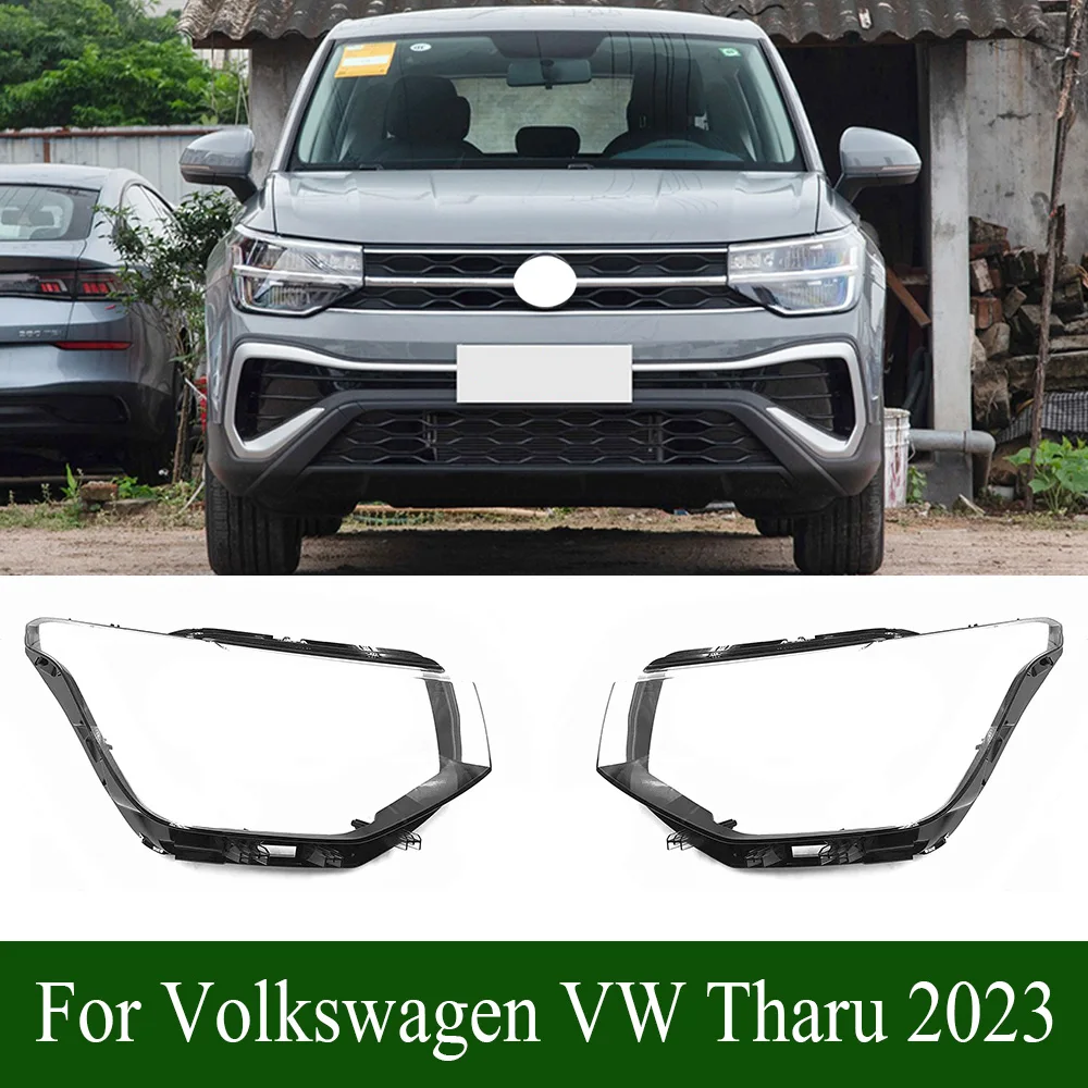 

For Volkswagen VW Tharu 2023 Headlamp Transparent Cover Headlight Shell Lens Replace The Original Lampshade Plexiglass