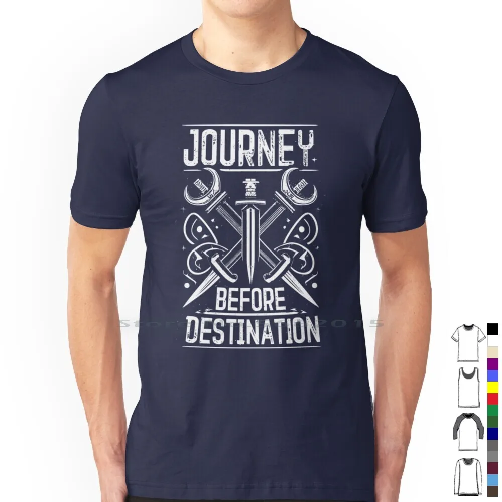 Journey Before Destination 100% Cotton T Shirt Cosmere Stormlight Archives Storms File Brandon Sanderson Typography Fantasy