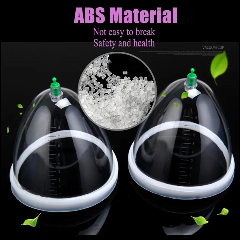 1Set Breast Enlargement Pump Pressure Therapy Presotherapy Instrument Chest Vacuum Cupping Body Massager Breast Amplifier