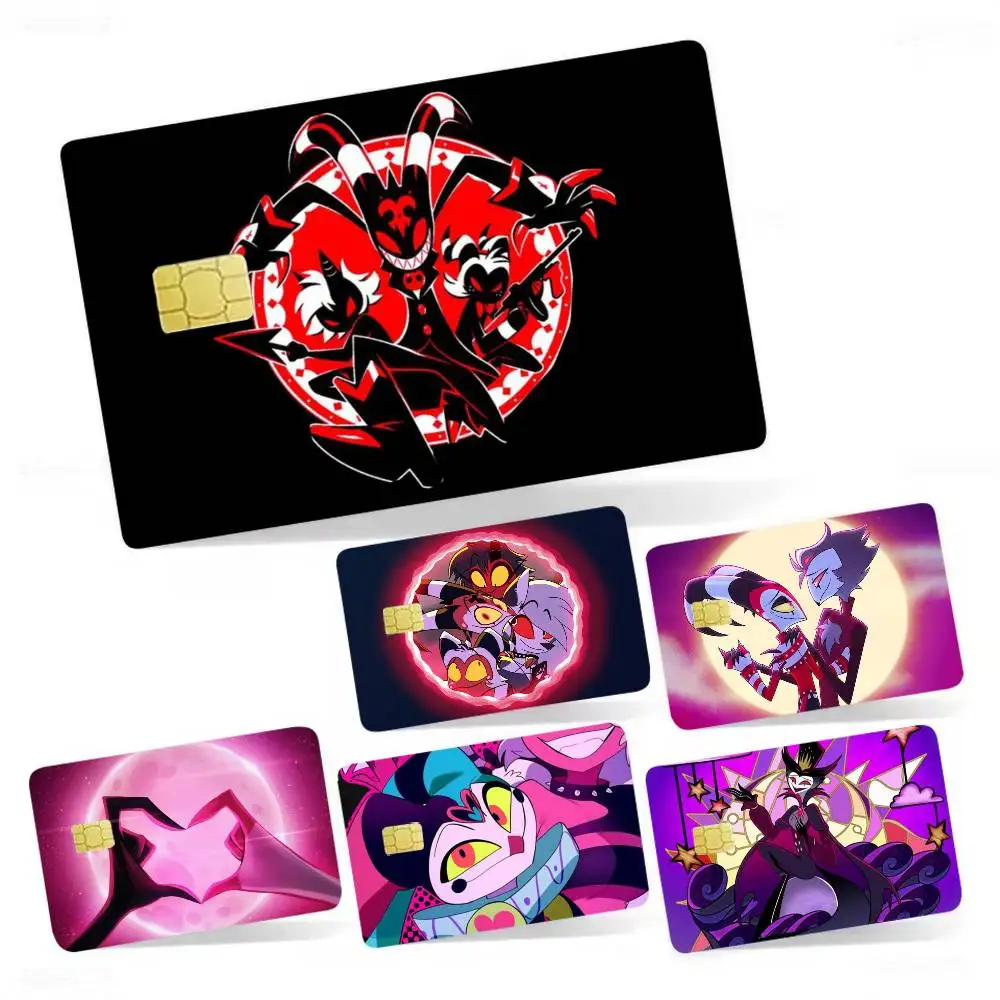 

H-Helluva Boss Laser Holographic Sticker Skin Cover for Credit Bank Debit Card