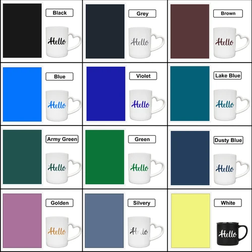 Imagen 2 del producto Papel de tallado de 12 colores, Compatible con fibra de CO2, semiconductor, máquina de grabado láser UV, Material, piedra de vidrio cerámico