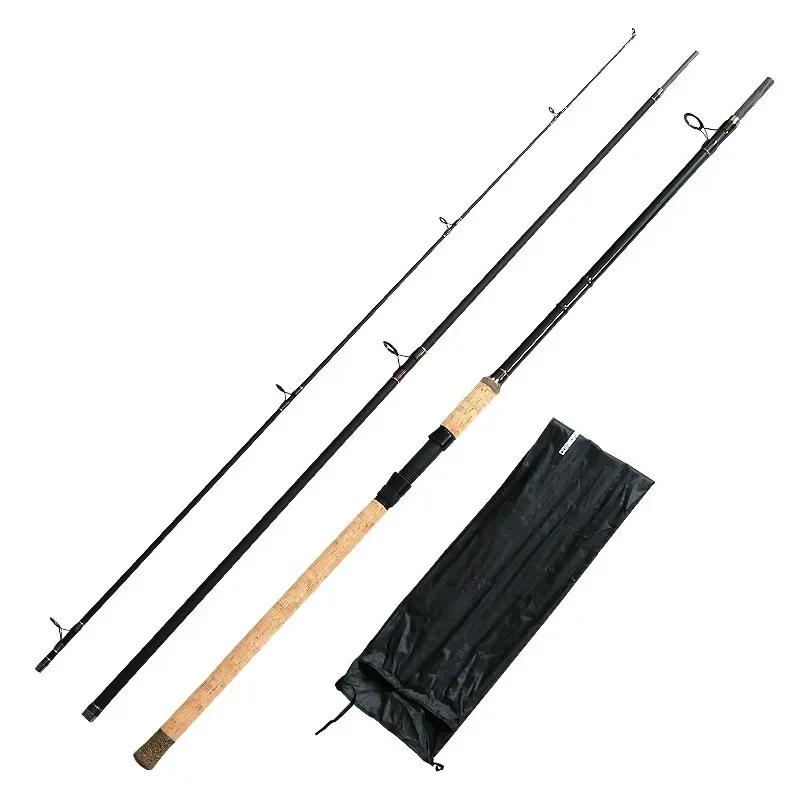 Carp Fishing Rod Long Range Throwing Rod Carbon Ultra Hard 3 Section Spinning Sea Fishing Rod Lure Wt 40g-100g 3.6 M 3.9 M