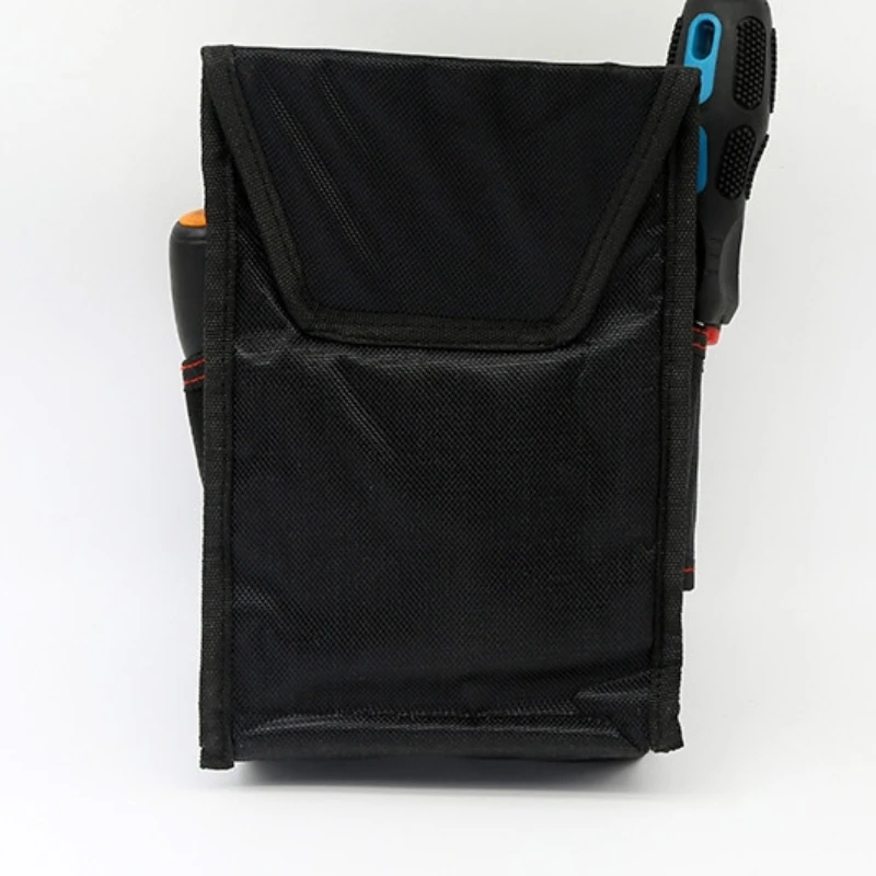 Multi Functional Black Waist Bag Tool Kit Hanging Bag Multi Insertion Bag Large Capacity