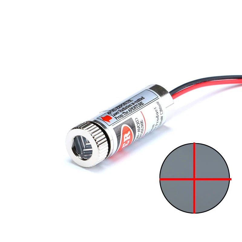 650nm 5mW Red Point / Line / Cross Laser Module Head Glass Lens Focusable Focus Adjustable Laser Diode Head Industrial Class