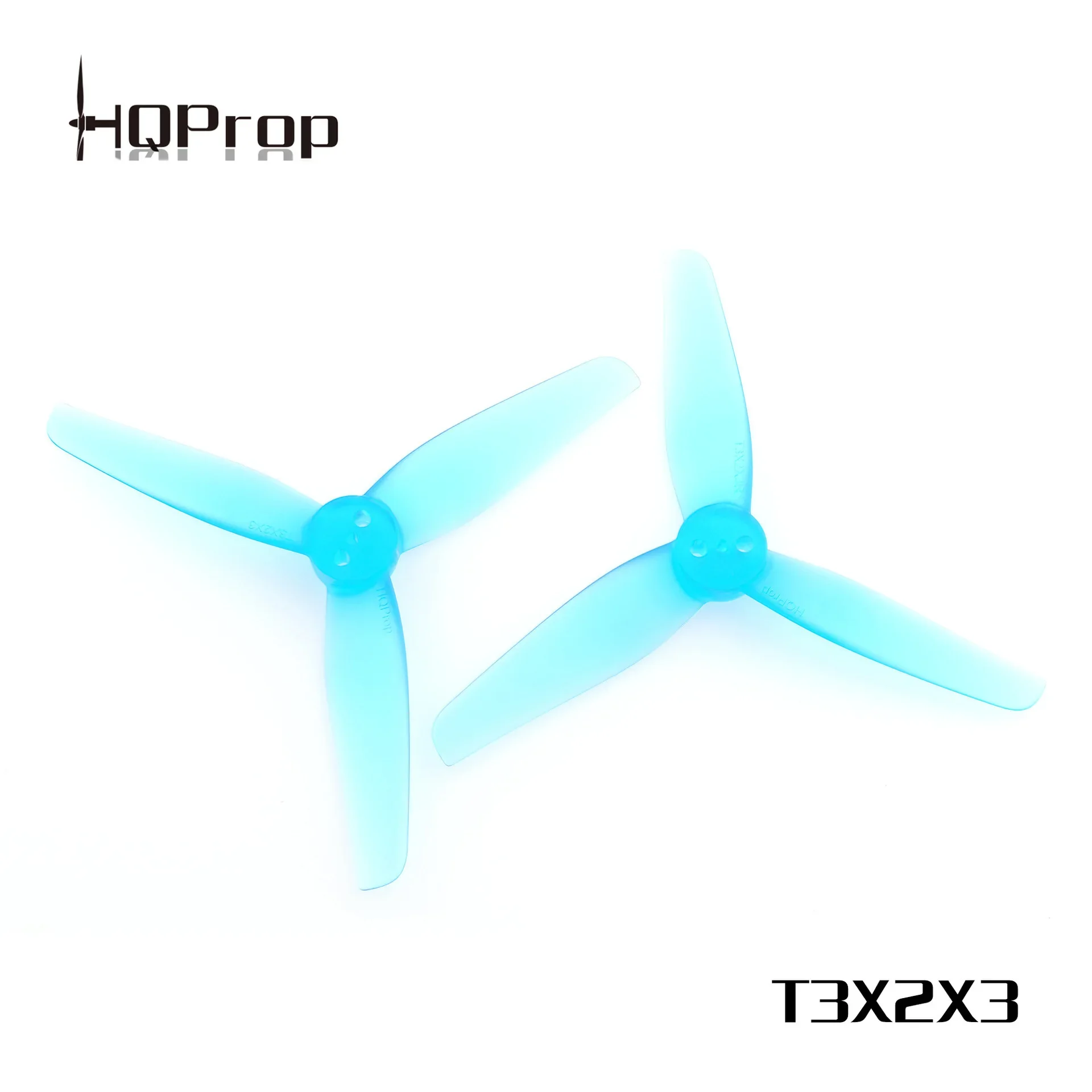 HQProp T3X2X3-1.5MM 3 Inch 3-Blade Small Pitch PC Propeller 2CW+2CCW 1.5mm Shaft Mini Toothpick FPV Drone Spare Parts