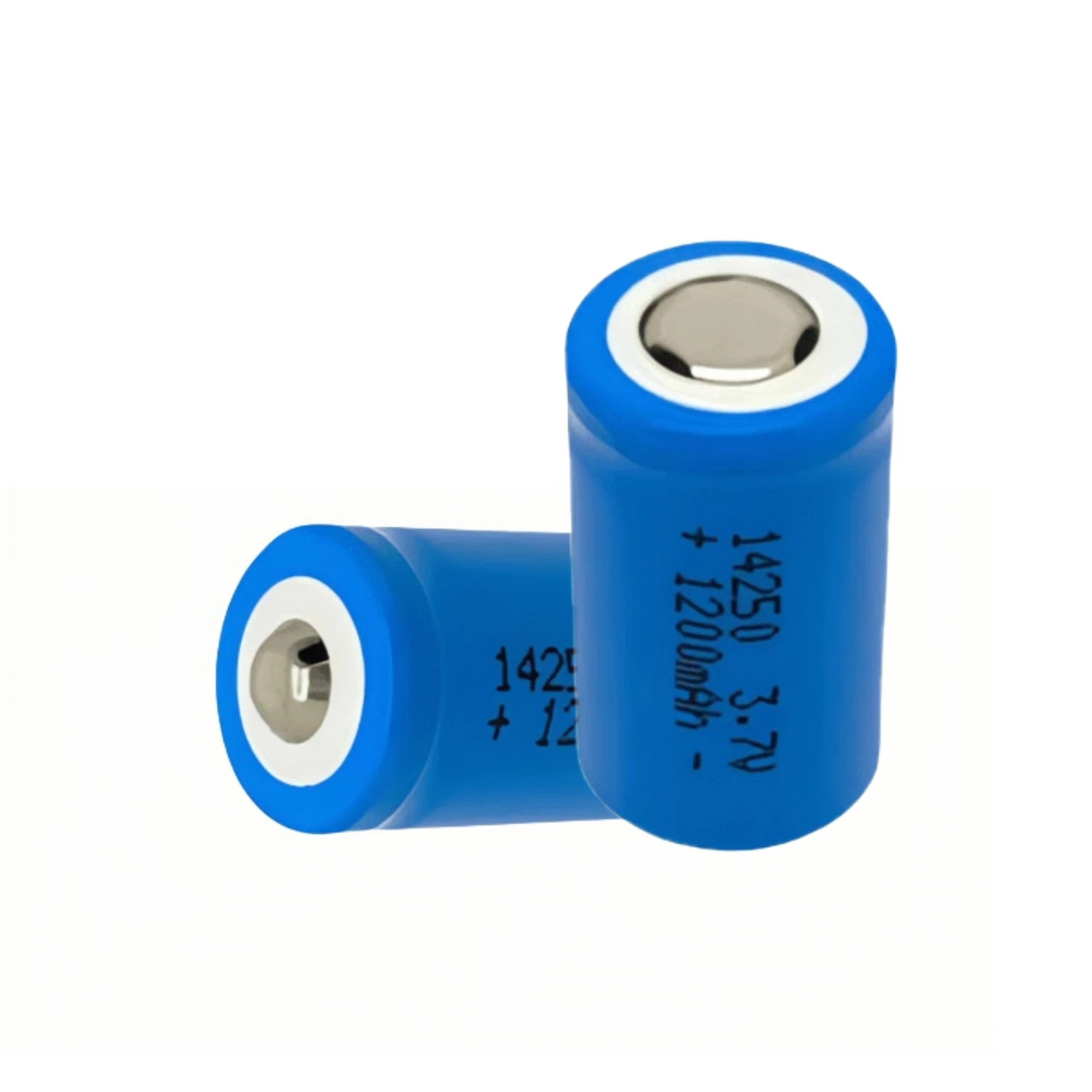 8 Uds Original 14250 batería de litio 3,7 V 1200mAh recargable 1/2AA tamaño cargador USB para termómetros digitales punteros láser