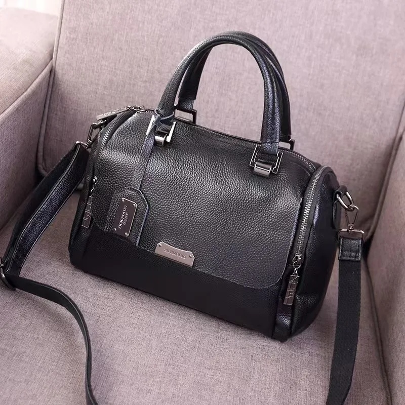 2027 New Fashion Women Handbags Cow Genuine Leather Ladies Shoulder Bags Female Brand Luxury Real Natural Leather Crossbody Bag