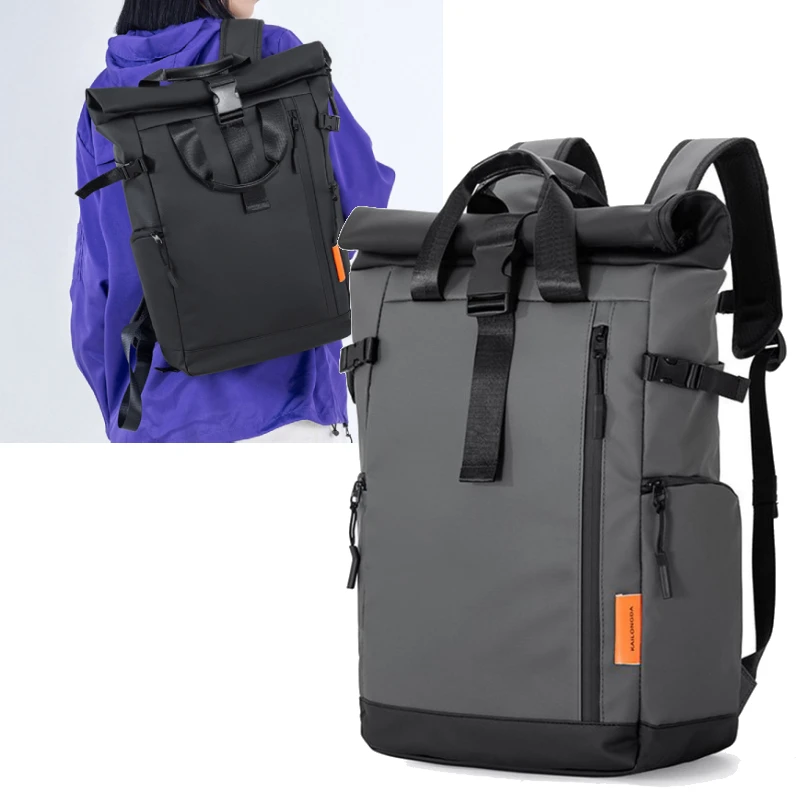 حقيبة ظهر للياقة البدنية قابلة للتوسيع، ملحقات السفر في الهواء الطلق، حقيبة التنقل المشي لمسافات طويلة، رحلة عمل كبيرة، حقيبة الكمبيوتر المحمول والكلية