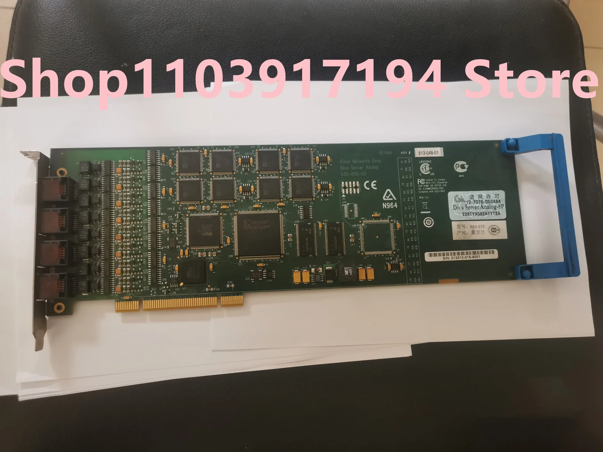 FOR  Eicon Diva Server Analog-8P 803-015 Acquisition card