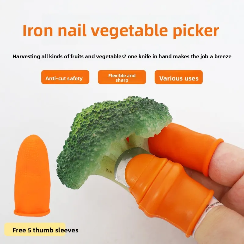 

Thumb Knife for Vegetable Prep - Finger Protection & Easy to Use