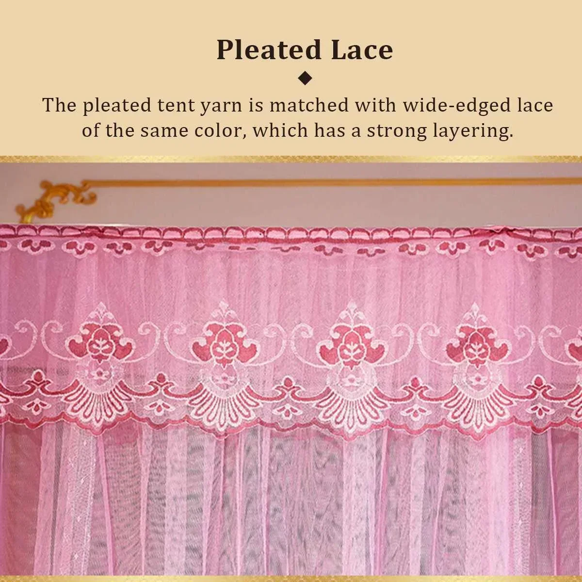 Luxury Mosquito Netting Four Corner Canopy Mosquito Net For Double Bed Mosquito Repellent Tent Insect Reject Canopy Bed Curtain