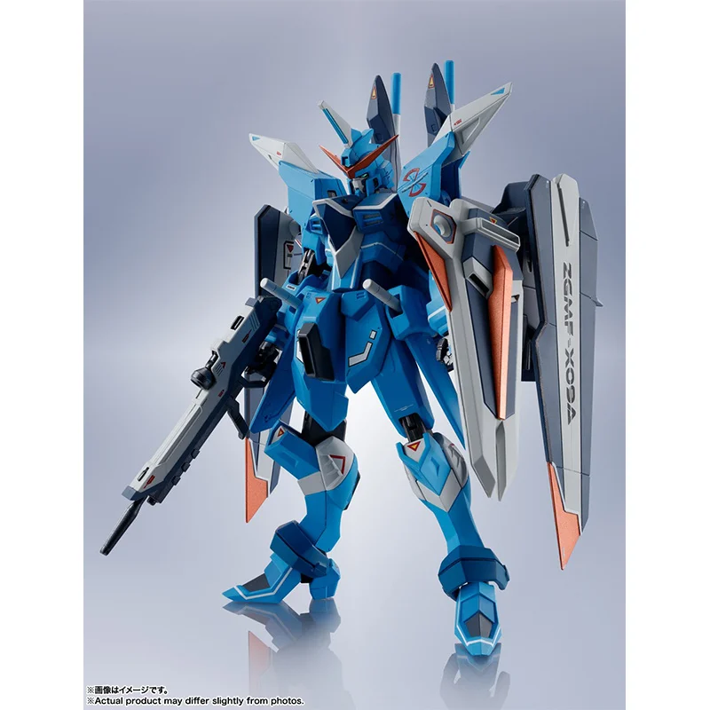 Bandai Metal Robot Spirits Justice Gundam Real Type Color 14Cm Gundam Seed Anime Original Action Figure Model Toy Birthday Gift