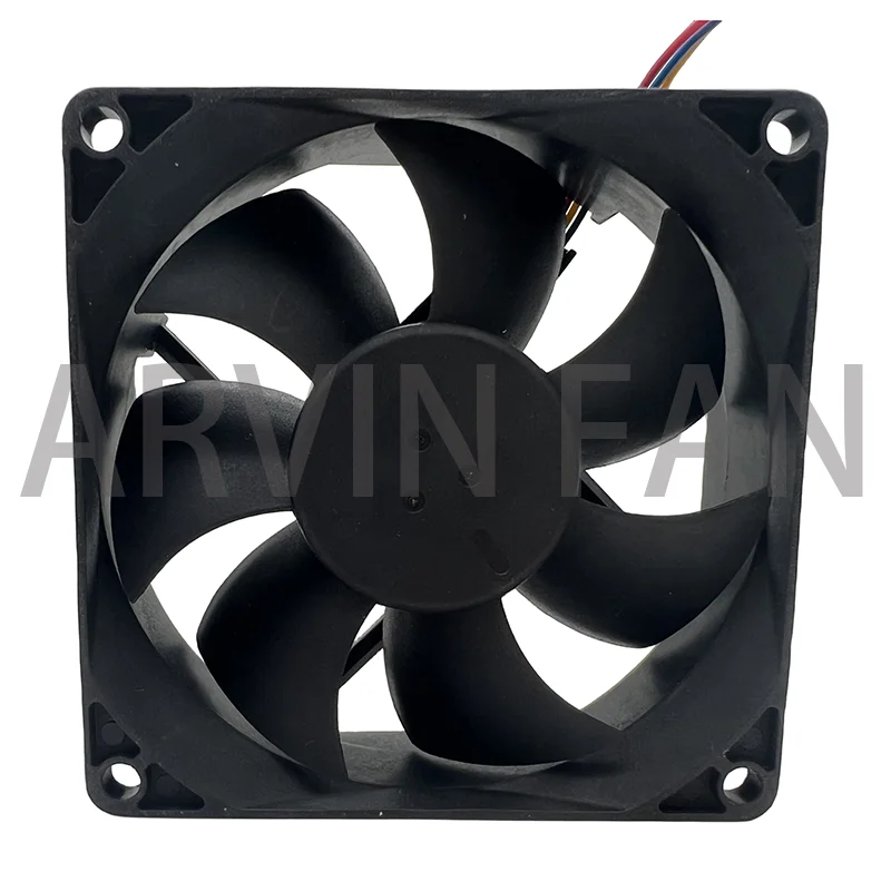 New 80mm 8025 12V Cooling Fan,PVA080G12Q DVH85-A01 80X80X25mm 59CFM 4Wire 4Pin Cooler Server Inverter Computer