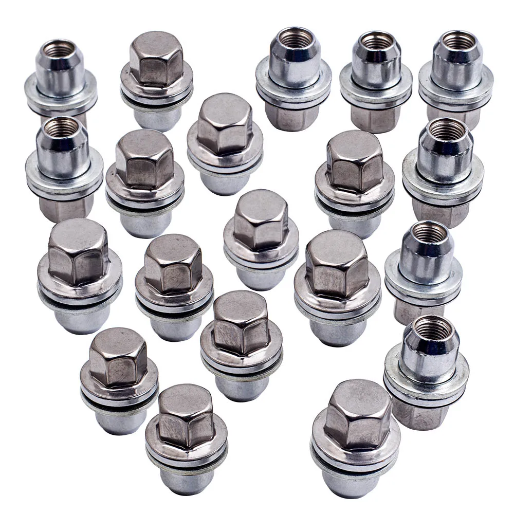 Wheel Lug Nut Set of 20 for Land Range for Rover Land for Rover RRD500290 RRD500510 LR068126