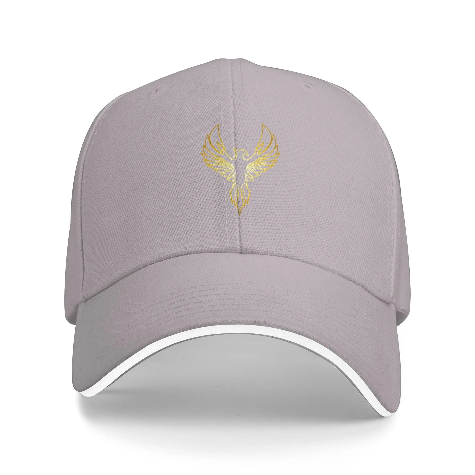 Hot Sale Golden Phoenix logo Baseball Cap  Comfortable Sun Visor  Street Fashion Sun Visor