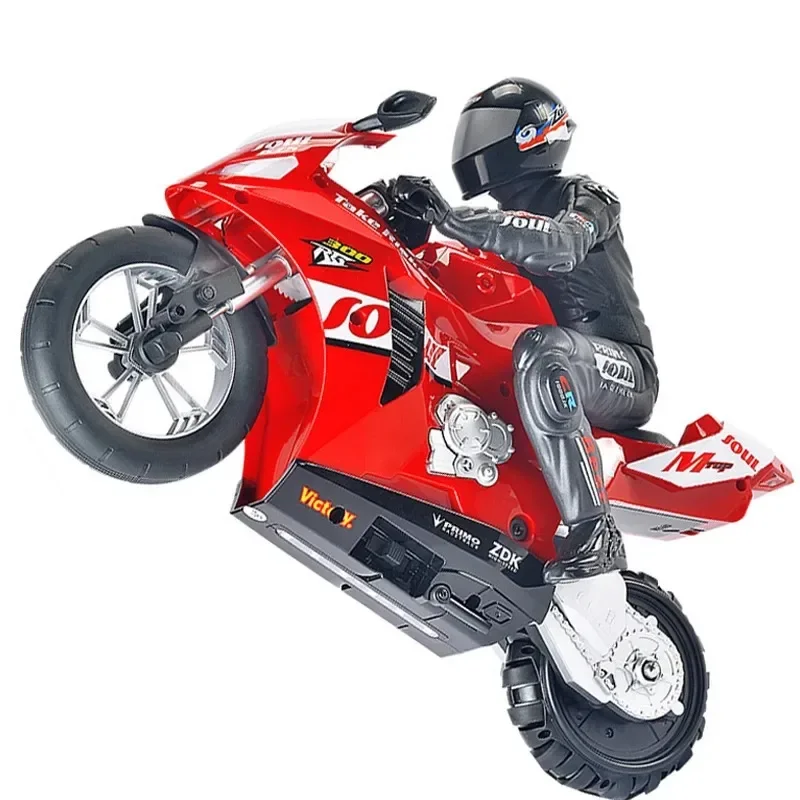 1/6 RC Motorcycle Rc Cars Self-stable Balance Standing on One Wheel Competitive Racing Drift Stunt Electric Motorcycle for Kids