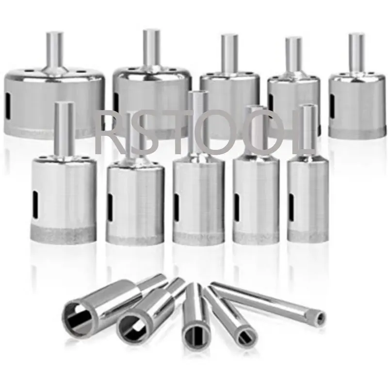 15pcs Diamond Coated Drill Bit 6-50mm for Tile Marble Glass Ceramic Hole Saw Drill Diamond Core Bit