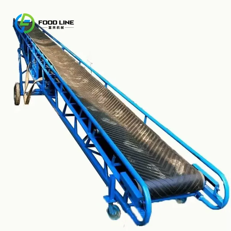 High Efficiency Electric Conveyor Machine Belt System for Industrial Production Line and Warehouse