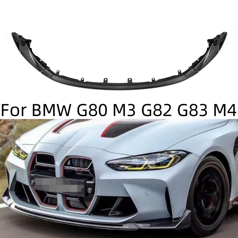 

CSL Style Dry Carbon Fiber Front Bumper Lip For BMW M3 G80 M4 G82 G83 Front Lip Spoiler 2021 2022 2023