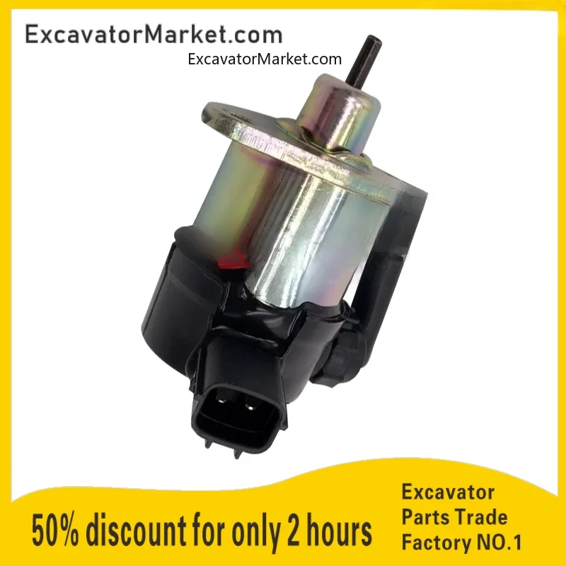 For KUBOTA KOMATSU PC 1C010-60015 flame extinguisher engine flameout solenoid valve flameout switch excavator accessories