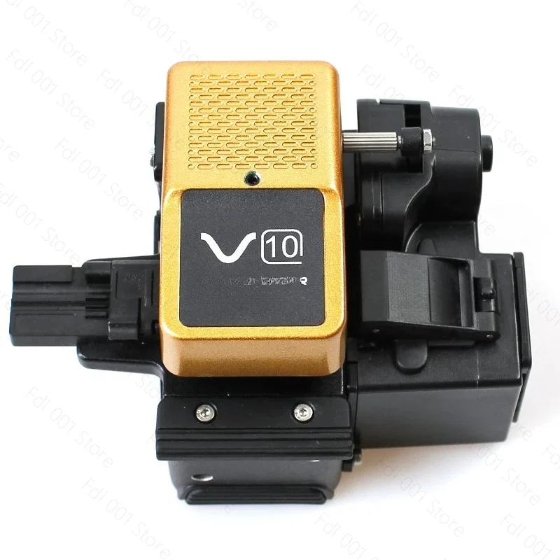 Original V10 Fully Automatic Fiber Optic Cleaver One-step FTTH Cutting Knife Press Fiber Cleaver V10 with Fiber Scrap Collector
