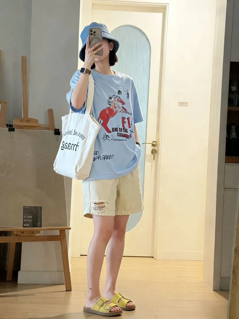 paly-american-style-summer-worn-out-punk-diy-year-f1-racing-car-t-shirt-casual-loose-fit-cotton-short-sleeve-round-neck