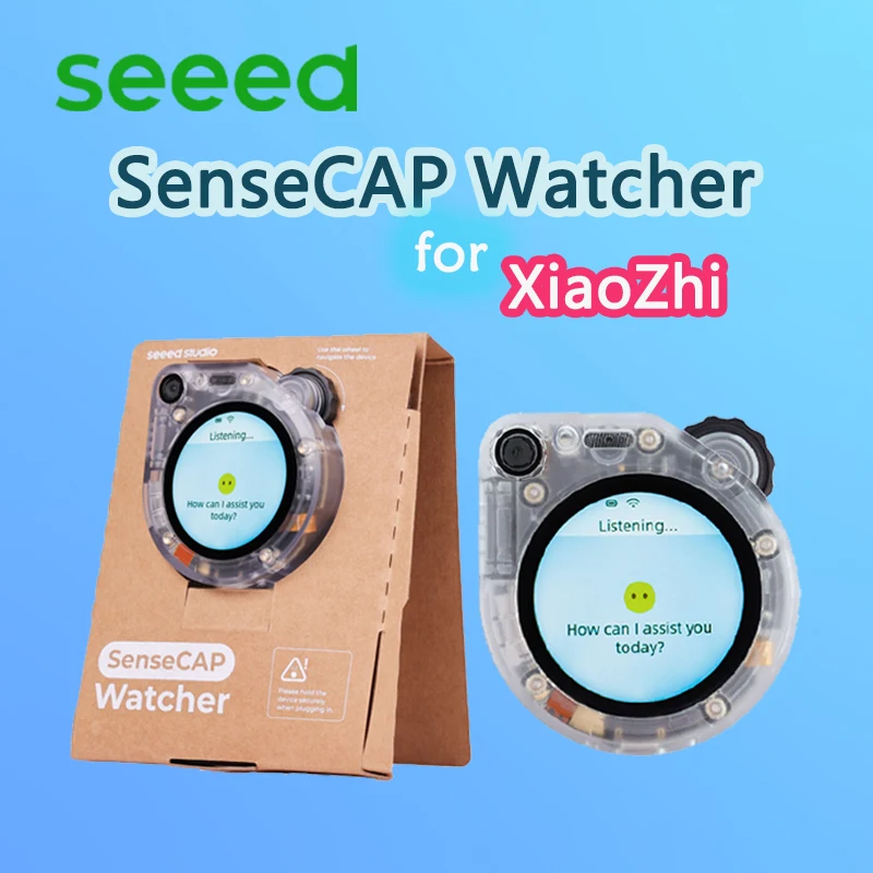 

SenseCAP Watcher for XiaoZhi,Voice Control,Emotional communication,Featuring VisualRecognition MCP Protocol Multilingual Support
