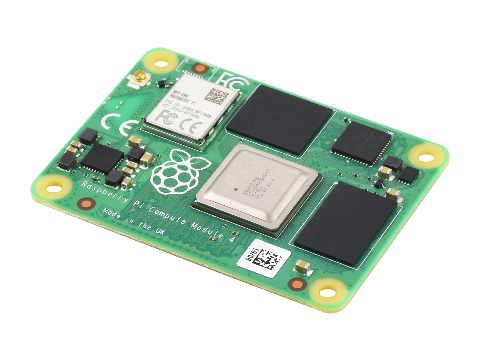 Módulo computador raspberry pi 4, o poder do raspberry pi 4 em um fator de forma compacta, com módulo wi-fi, 8gbram, 32gb emmc
