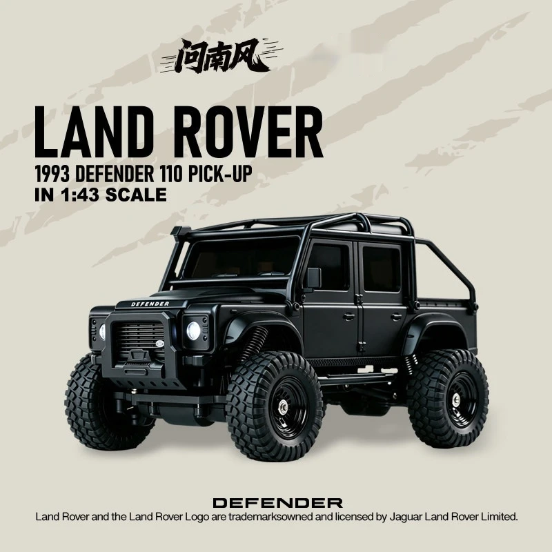 1/43 Wen Nanfeng Rc Climbing Car Official Licensed Full Scale Land Rover Defender 110 Pick Up Remote Control Off Road For Adult