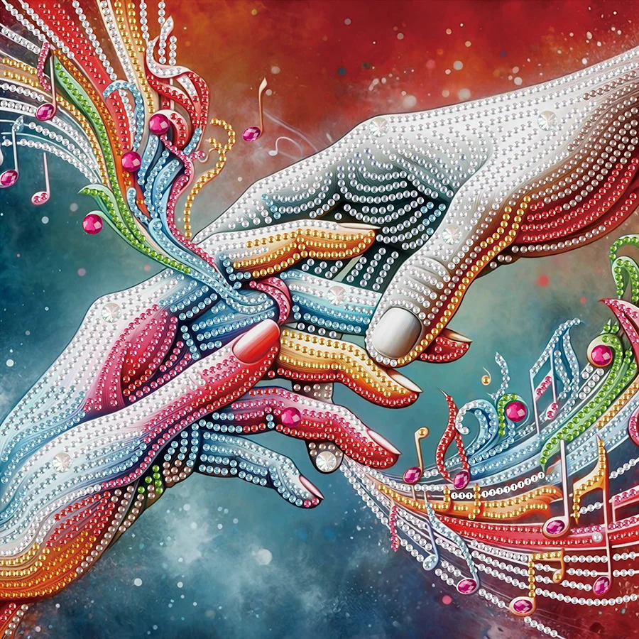 

1 шт. 5D DIY искусственные нерегулярные бриллианты набор для рисования для взрослых начинающих, узор со стразами искусство для украшения стен дома