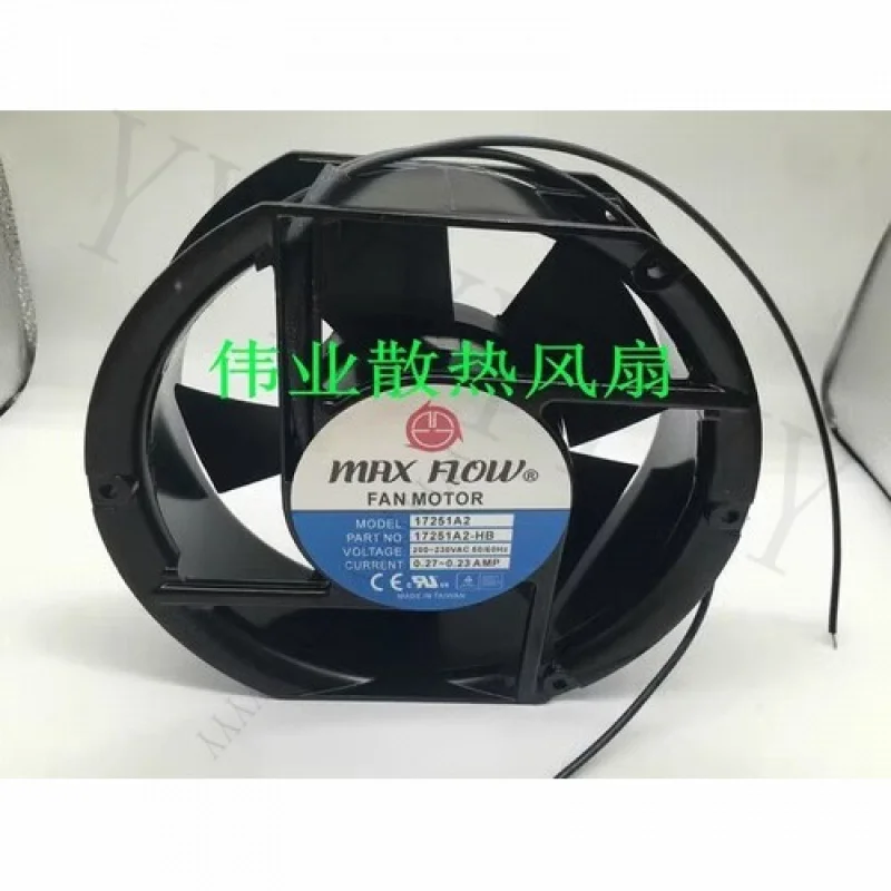 

Y+ FOR MAX FLOW 17251A2-HB 200-230 В 0,27-0,23 А 17 СМ Вентилятор охлаждения шкафа