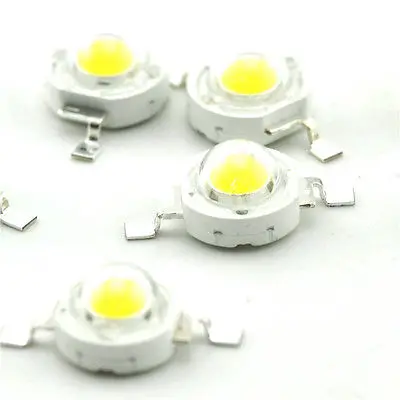 10 шт., 1 Вт, чистый белый SMD СВЕТОДИОДНЫЙ Beads, новинка, хорошее качество