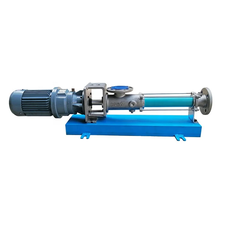 Chinese factory supply NETZSCH type NM15/21/31/45/53/63/76/105 304/316L SS single progressing cavity screw liquid transfer pump