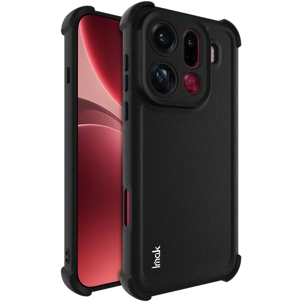 Para OPPO Find X9 Pro 5G Funda a prueba de golpes IMAK lente Cámara protectora suave Funda Find X9 Funda OPPO FindX9 X 9 9X X9Pro contraportada
