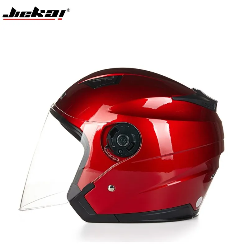 NEW Motorcycle Electric Bicycle Helmet Four Seasons DoubleLenses Racing Half Helmets Motorbike Helmet Medio Casco