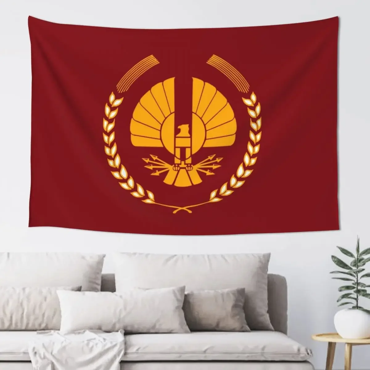 

Panem Logo Tapestry Wall Decoration Items Nordic Home Decor Wall Coverings Tapestry