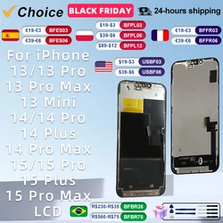 AAA++ OLED For iPhone 13 Pro Max LCD 13 Mini 13 LCD Digitizer Touch Screen For iPhone 14 Pro Max 14 Plus 15 Pro LCD Display