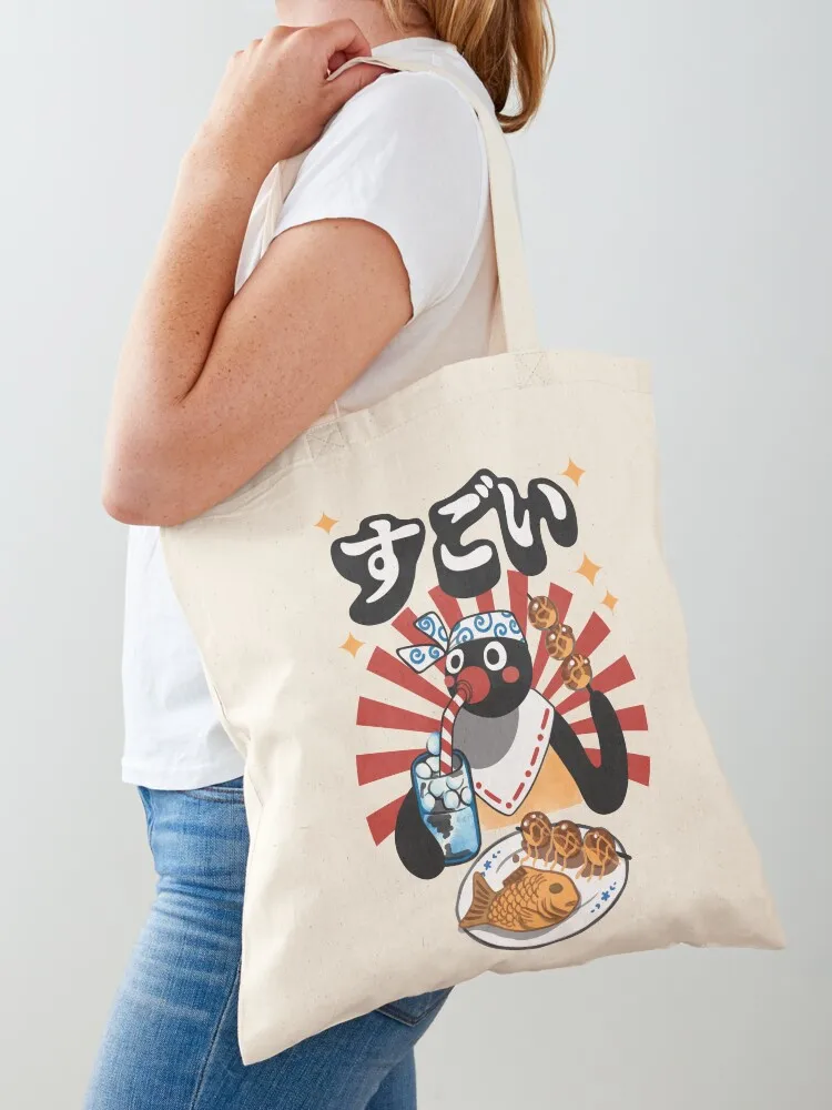 

Matsuri Pengin Tote Bag canvas shopping bag Canvas tote bags cloth bags Women bags