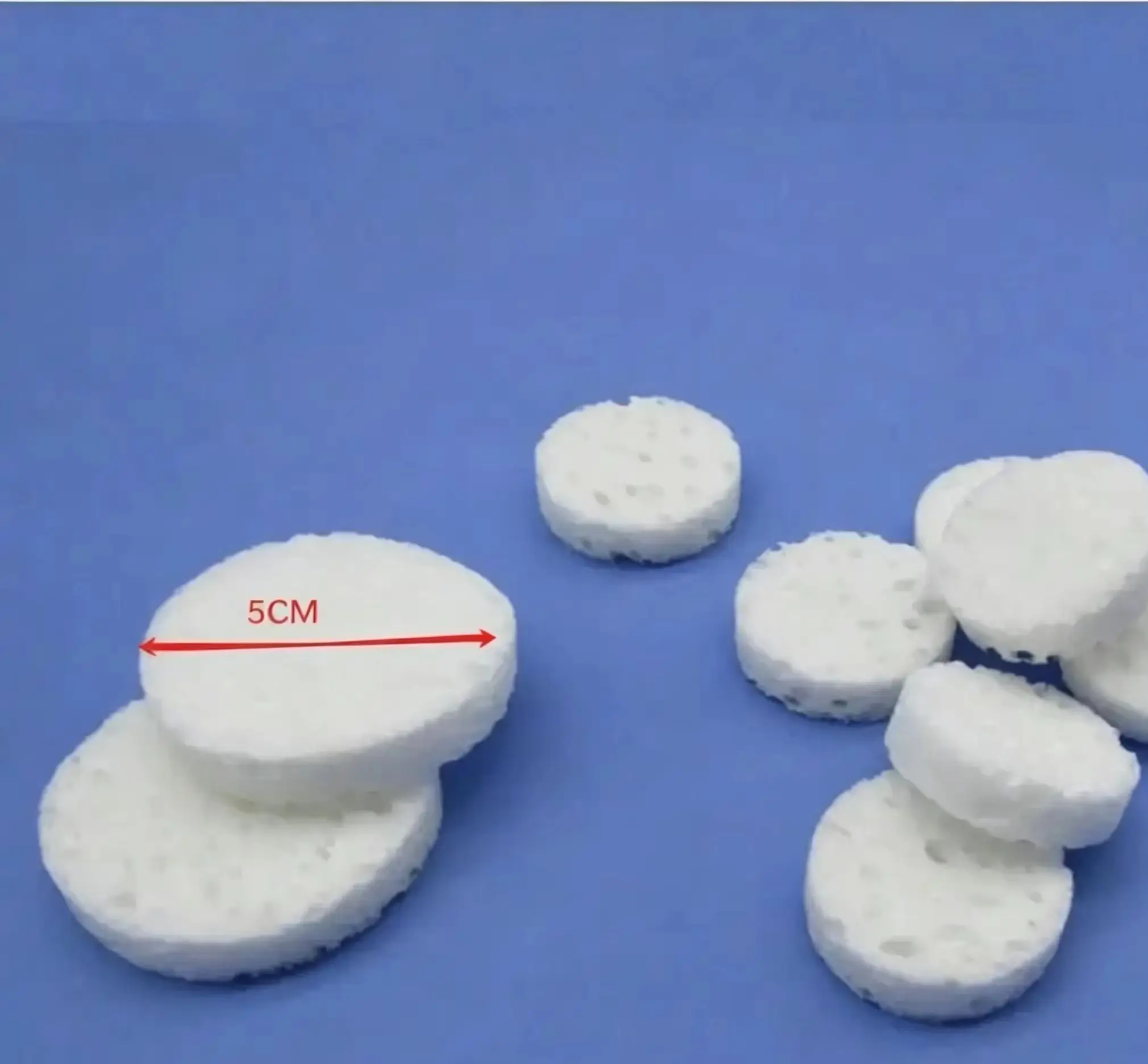40/60/120pcs Round 5cm Silicon rubber Electrode Sponges Sheet Pad For IFC Tens EMS Vacuum units Massager Machine 1.5cm thickness