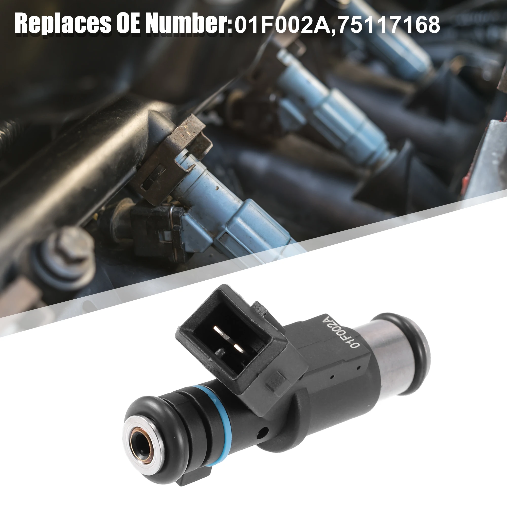 

UXCELL 4 шт. 01F002A 75117168 Топливная форсунка для Peugeot 1007 206 306 307 1.4L 1996-2012