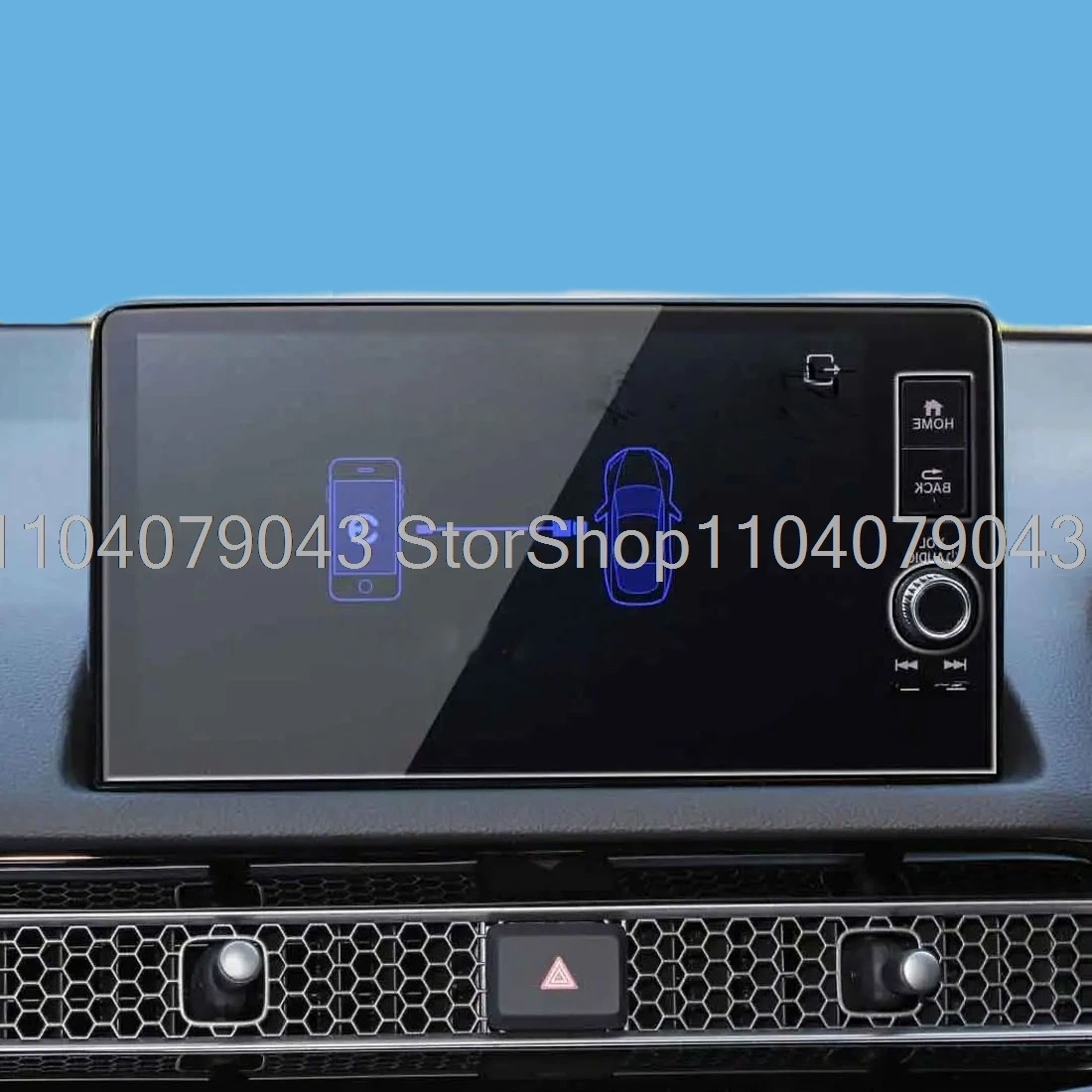 Tempered glass screen protector For Honda HRV/ CRV/ Civic 2024 2023 2022 2021 9inch Car GPS Navigation Interior anti-scratch