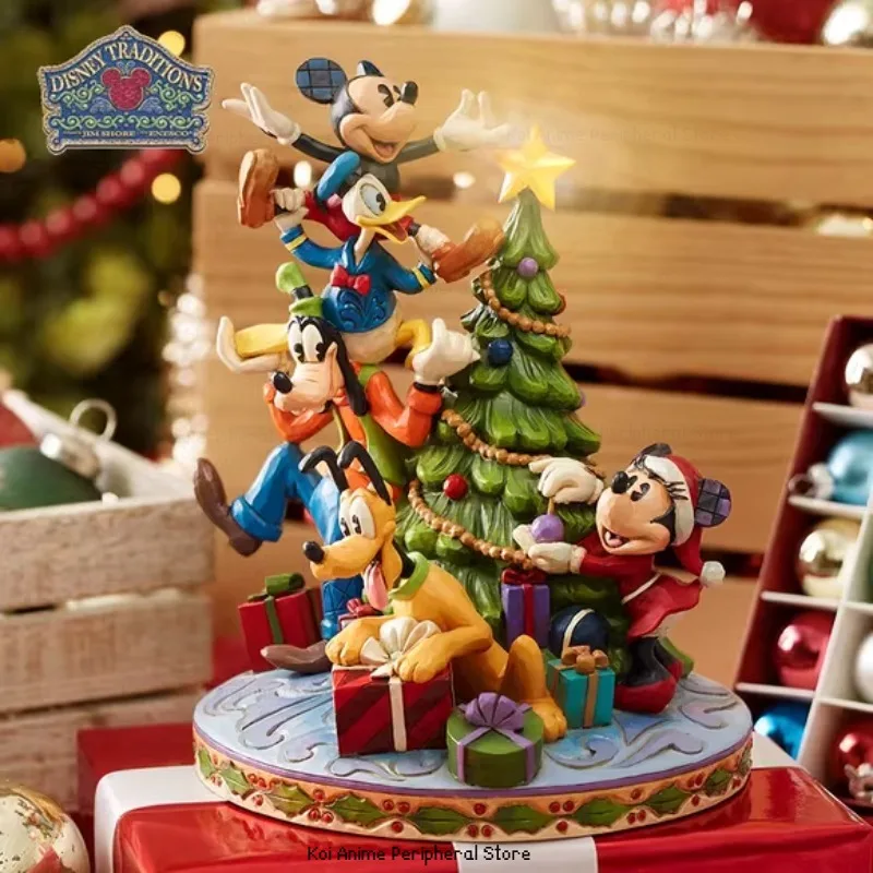 Genuine Disney Can Light Up Mickey and Friends Decorate Christmas Trees and Decorate Handmade Children's Christmas Gifts