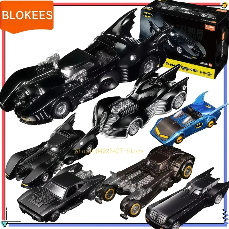 Bloques de Construcción BLOKEES, Serie Batman, Coches E01, Gotham City, Modelo de Coches de la Película de 1989, Decoración de Escritorio, Juguete Coleccionable, Regalo